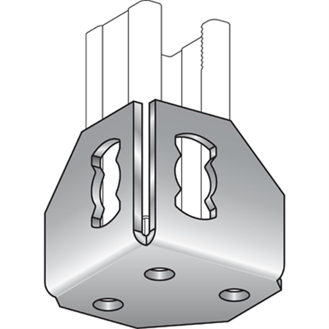 BIM nesneleri Ücretsiz indirin! Rail support MQP2/3 HVAC BIMobject