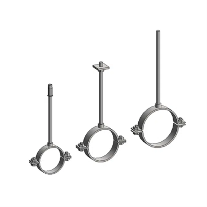 Heavy-duty Pipe Rings MP (stainless) HVAC