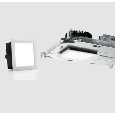 4PS 4.5″ SHALLOW PLENUM DOWNLIGHT – SQUARE图像