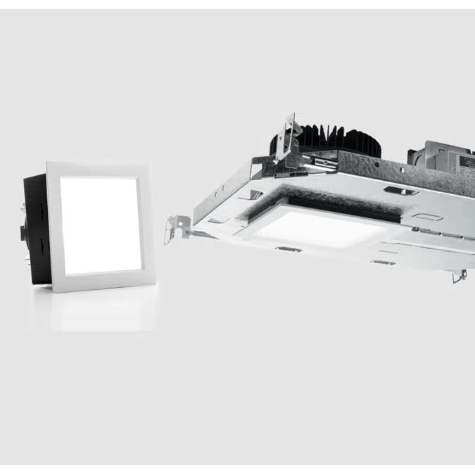 4PS 4.5″ SHALLOW PLENUM DOWNLIGHT – SQUARE