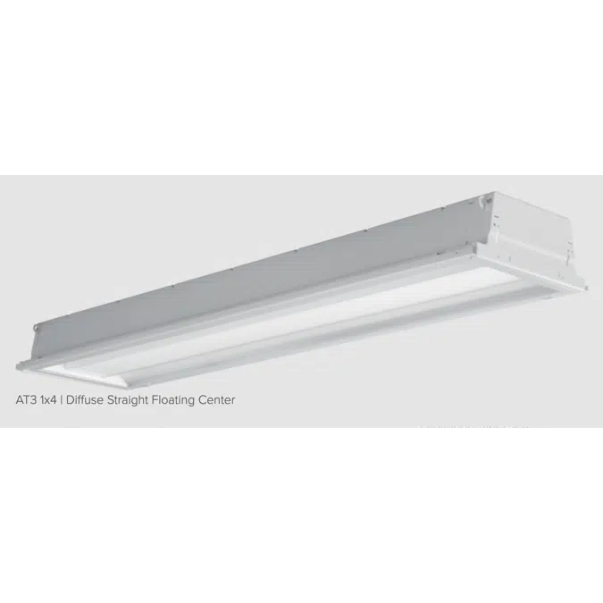 AT3 ARCHITECTURAL TROFFER - STRAIGHT FLOATING CENTER
