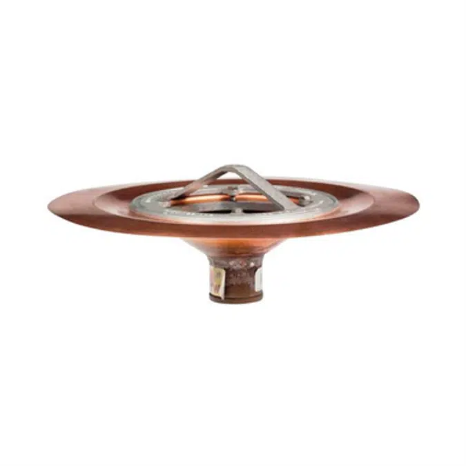 Clamp-Tite Spun Copper Drain No Hub