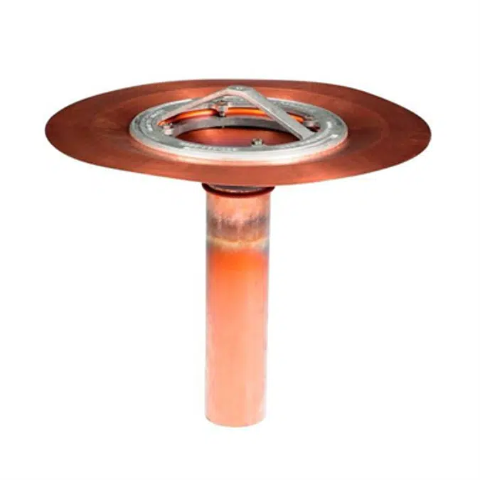 Clamp-Tite Spun Copper Drain