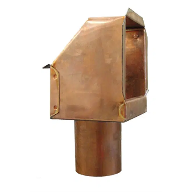 Clamp-Tite Copper Box Scupper