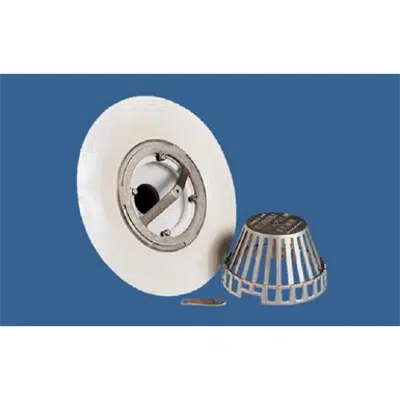 afbeelding voor Clamp-Tite Spun Copper Drain No Hub - TPO