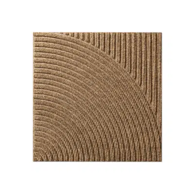 Heymat Pro Zen Carpet Tile Vertical & Circular Beige - Individual item - Combination Series için görüntü