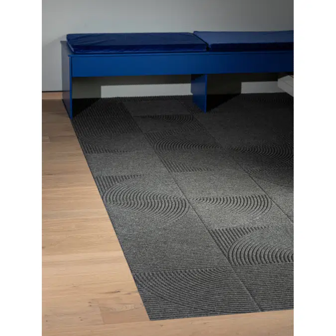 Heymat Entry Mat Tile - Straight Grey (Combination Series)