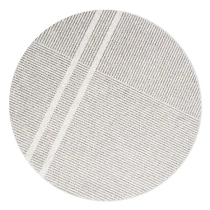 Heymat Løype Breezy Beige XL round mat 150x150cm