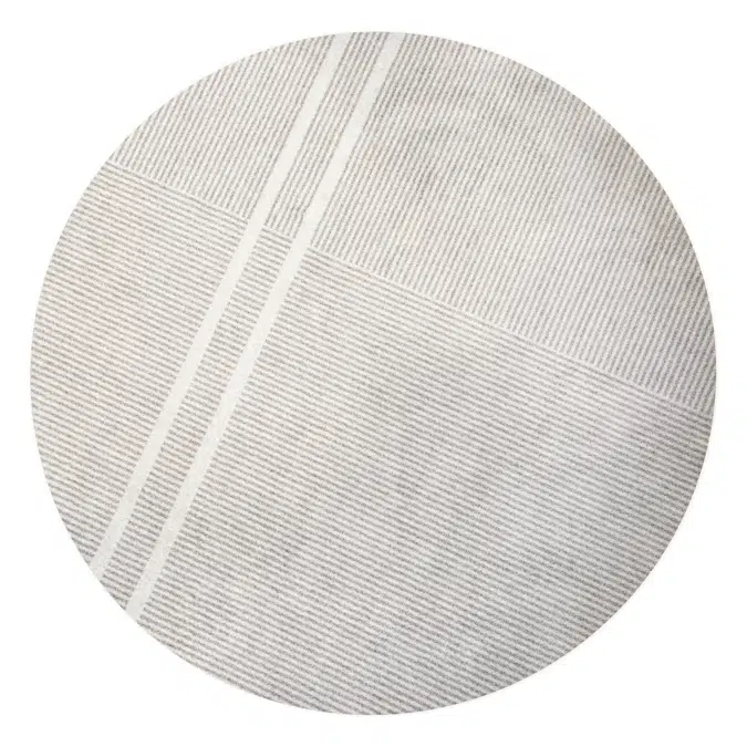 Heymat Løype Breezy Beige XL round mat 190x190cm