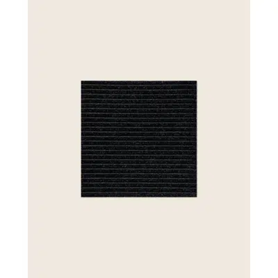 Image for Heymat Entry Mat Tile - Straight Black (Combination Series)