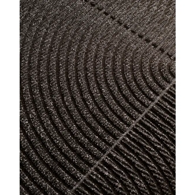 Heymat Entry Mat Tile - Straight Black (Combination Series)
