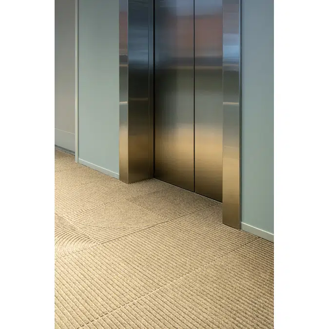 Heymat Entry Mat Tile - Straight Beige (Combination Series)