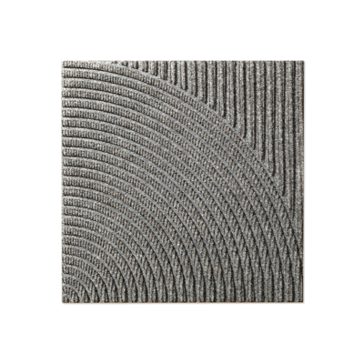 Image for Heymat Pro Zen Carpet Tile Vertical & Circular Grey - Individual item - Combination Series
