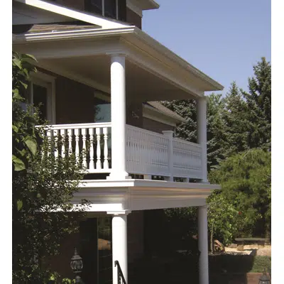 Image pour 4-1/4" x 37" Fiberglass, Urethane, & Synthetic Stone Balustrades, Railing System