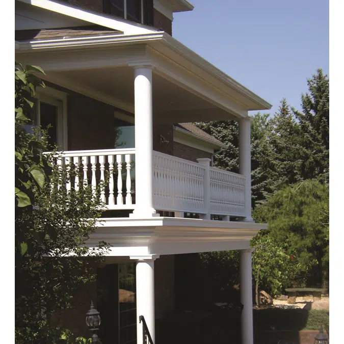 4-1/4" x 37" Fiberglass, Urethane, & Synthetic Stone Balustrades, Railing System