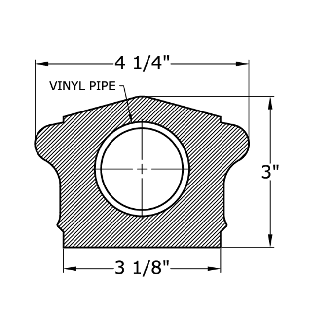 4-1/4" x 37" Fiberglass, Urethane, & Synthetic Stone Balustrades, Railing System