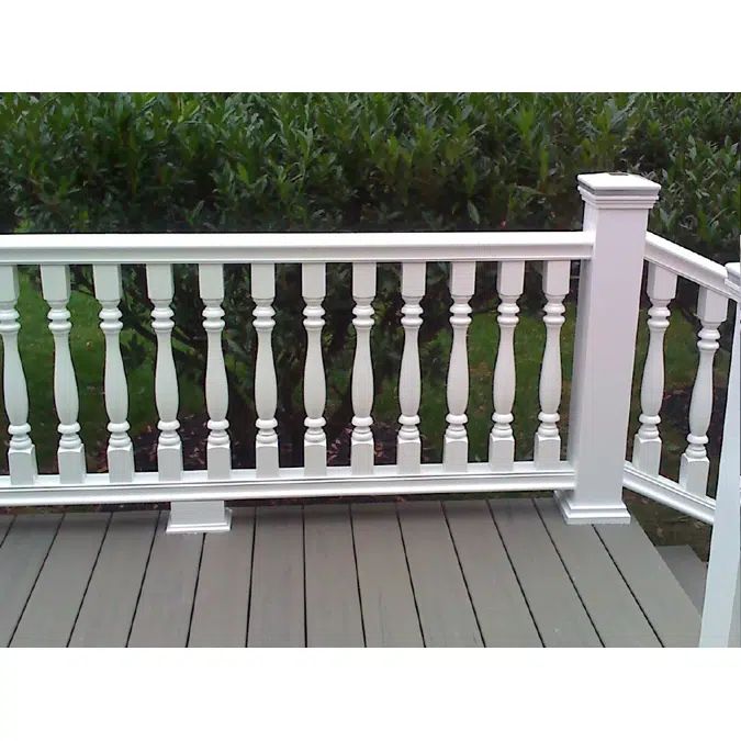 4-1/4" x 37" Fiberglass, Urethane, & Synthetic Stone Balustrades, Railing System