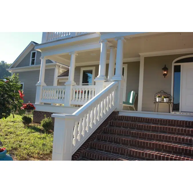 7" x 37" Fiberglass, Urethane, & Synthetic Stone Balustrades, Railing System