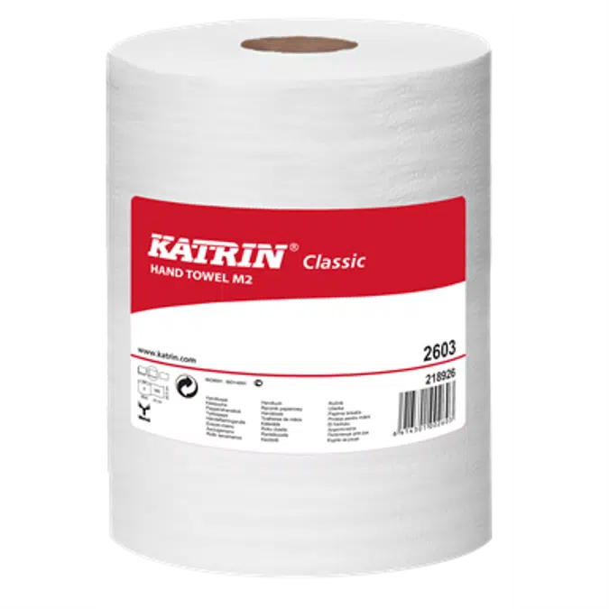 Katrin Centerfeed M Dispenser - White Metal         