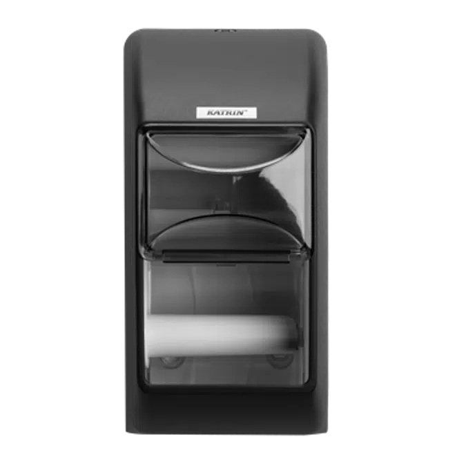 Katrin Toilet 2-Roll Dispenser - Black