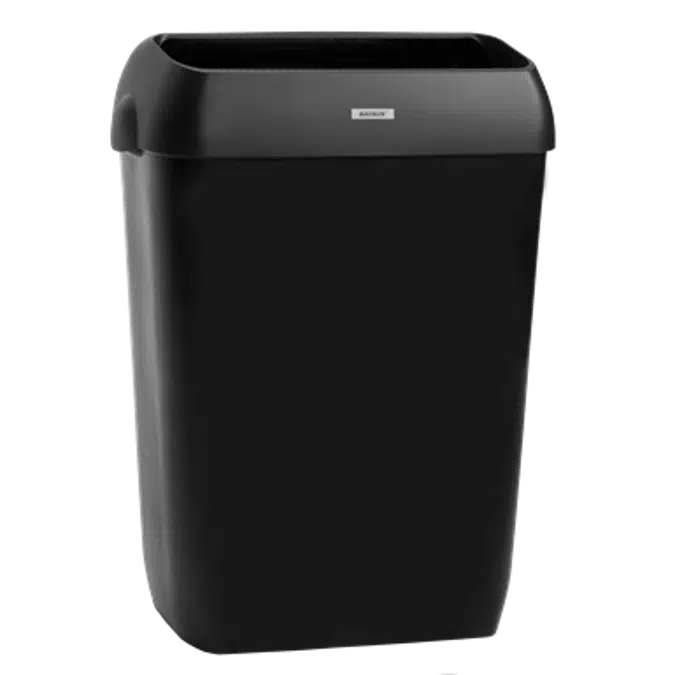 Katrin Bin With Lid 50L - Black 