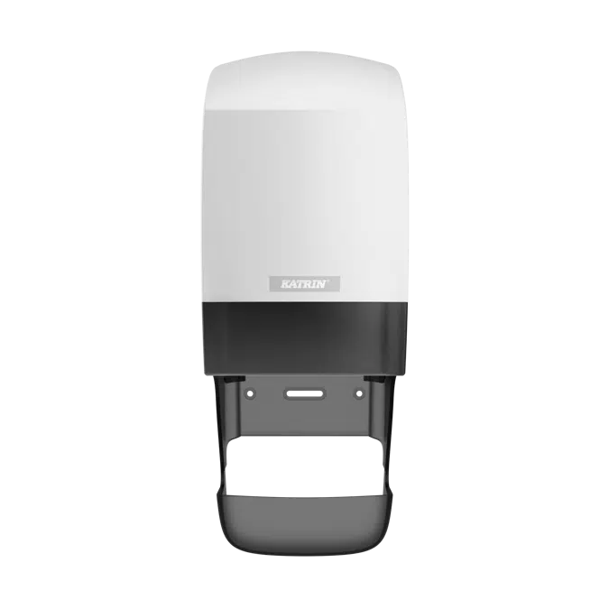 Inclusive Katrin System Toilet Dispenser With Core Catcher - White