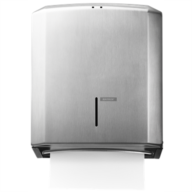 BIM objects Free download! Katrin Hand Towel M Dispenser Steel