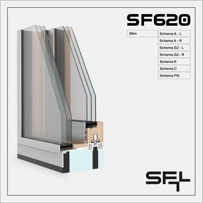 ShowRoom SF620 Slim - Sliding window