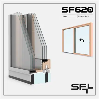 Obrázek pro SF620 Slim A-R - Sliding window