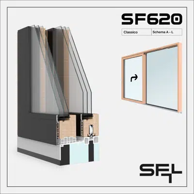 bilde for SF620 Classico A-L - Sliding window