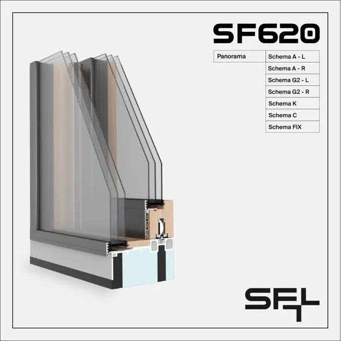 ShowRoom SF620 Panorama - Sliding window