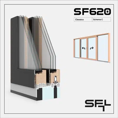 Image pour SF620 Classico C - Levante-coulissante