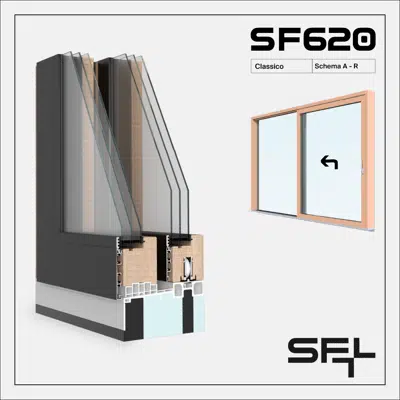 Image pour SF620 Classico A-R - Levante-coulissante