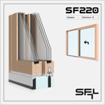 sf220 classico a-r - sliding window