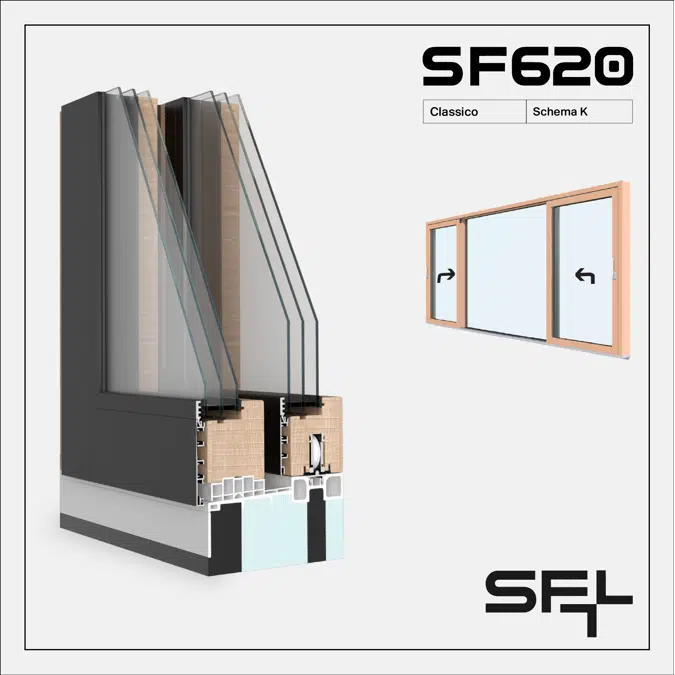 SF620 Classico K - Alzante Scorrevole