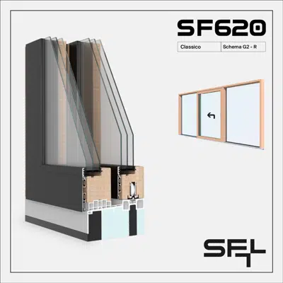 Image pour SF620 Classico G2-R - Levante-coulissante