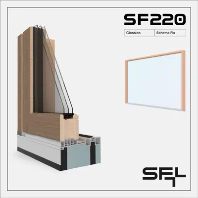 kép a termékről - SF220 Classico Fix - Sliding window