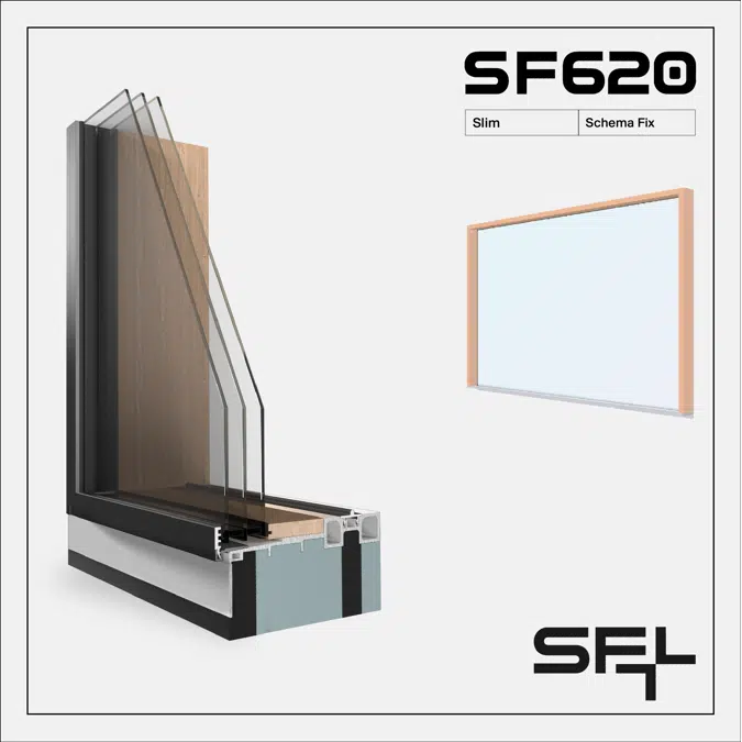 SF620 Slim Fix - Sliding window