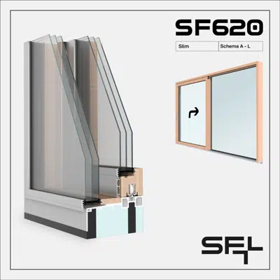 Image for SF620 Slim A-L - Sliding window