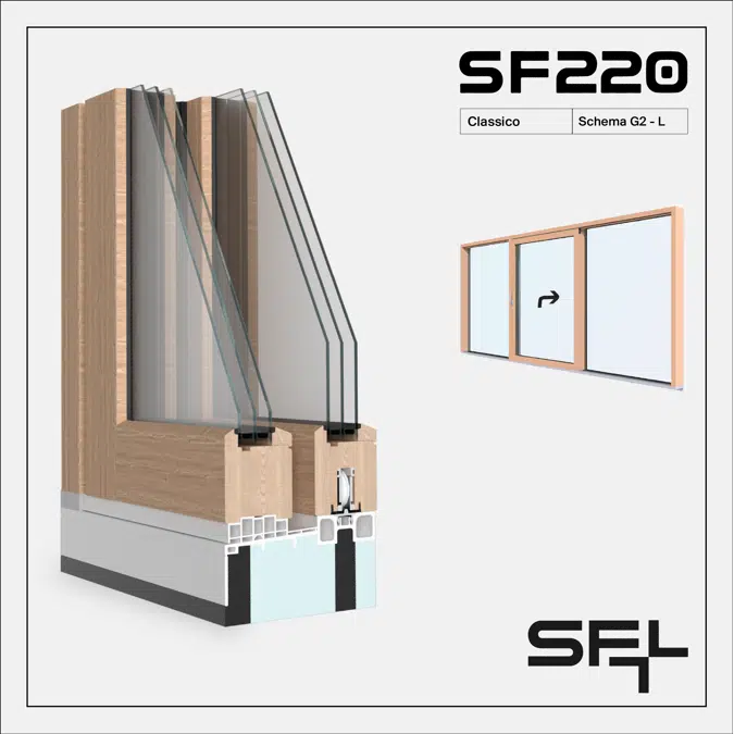 SF220 Classico G2-L - Levante-coulissante