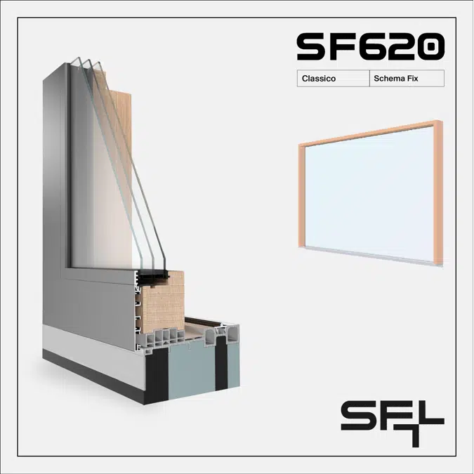 SF620 Classico Fix - Sliding window