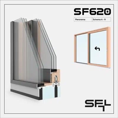 kép a termékről - SF620 Panorama A-R - Sliding window