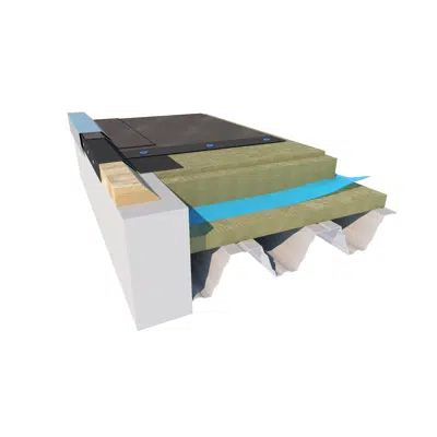 画像 Mataki Power FR Exponerat Tak - Anslutning mot fasad regel