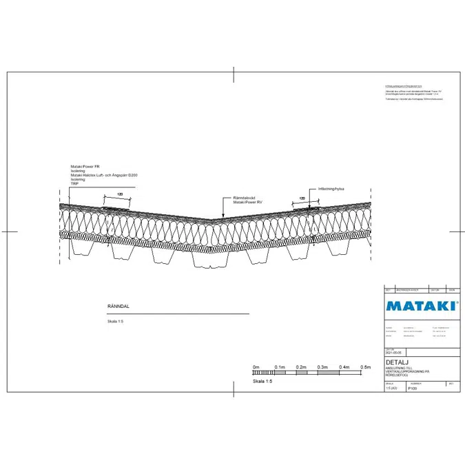 Mataki Power FR Exponerat Tak - Ränndal