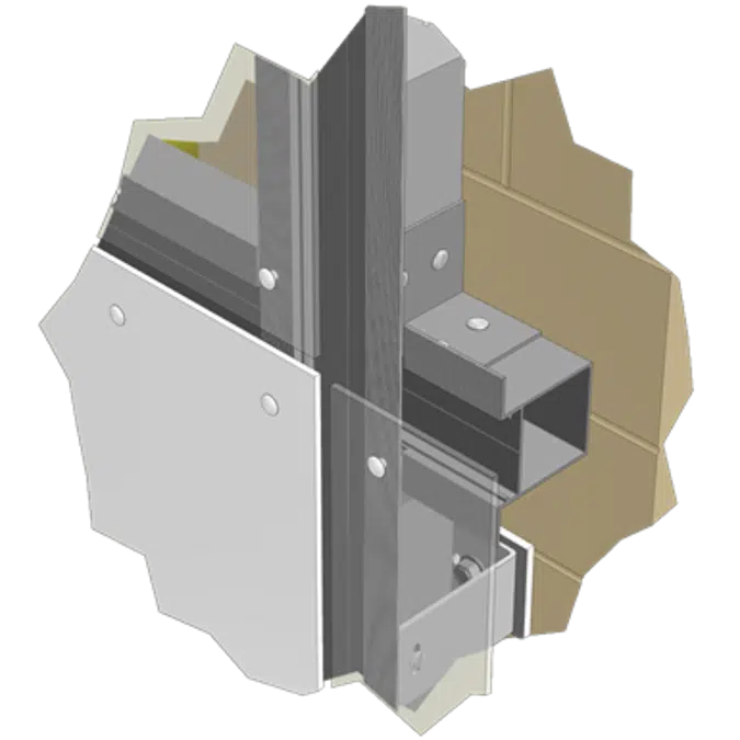 BIM objects - Free download! Reynobond Riveted Screwed on wood or alu ...