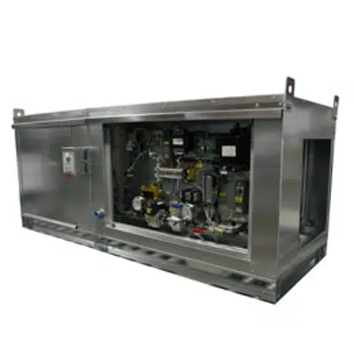 Modular Side/Down Discharge Direct Fired Heater with V-Bank图像