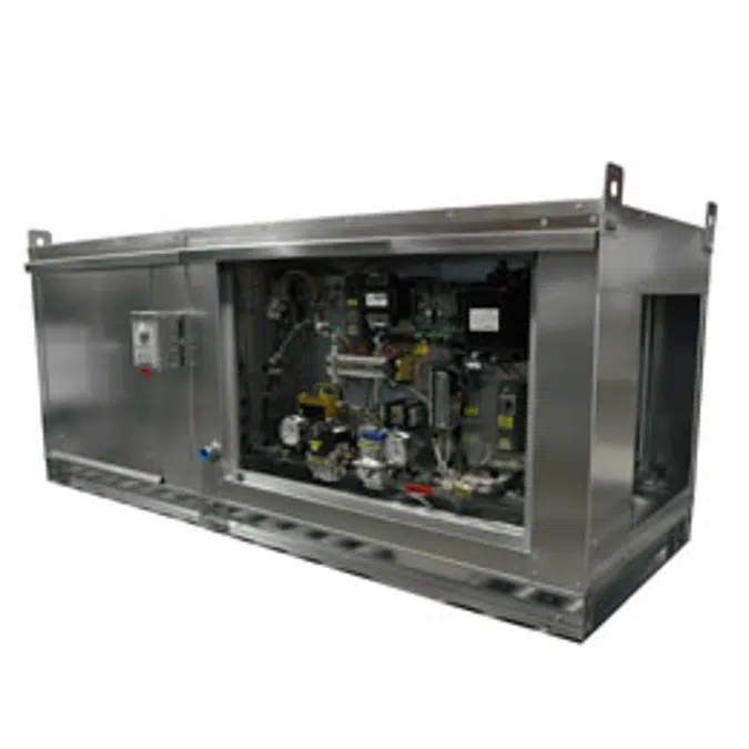 Modular Side/Down Discharge Direct Fired Heater with V-Bank