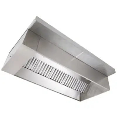 afbeelding voor Wall Canopy Exhaust Hood with Perforated Supply Plenum, ND-2 Series