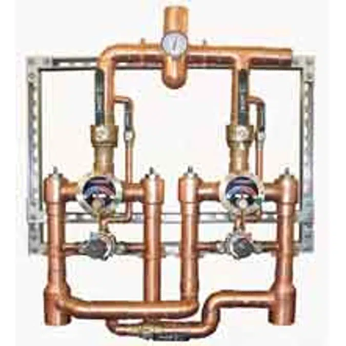 LVC Model TM-2020B-2PS-LF - Next Generation, High Capacity Master Mixing Valve fearuring a Dura-Trol Bi-Metal Thermostat