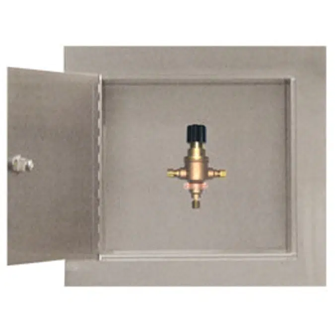 LVC Model 170-LF-STSTL - Point of Use Mixing Valve in a SS Cabinet